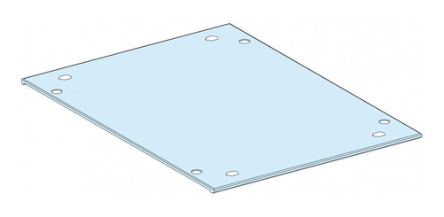 СПЛОШНАЯ ВЕРХНЯЯ ПАНЕЛЬ, IP30, Ш = 300 ММ, Г = 600 ММ