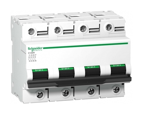 Автоматический выключатель Schneider Electric Acti9 4P 100А (C) 15кА