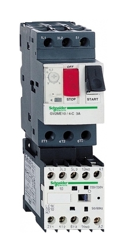 Пускатель Schneider Electric TeSys GV2ME 14А, 5.5кВт 400/220В