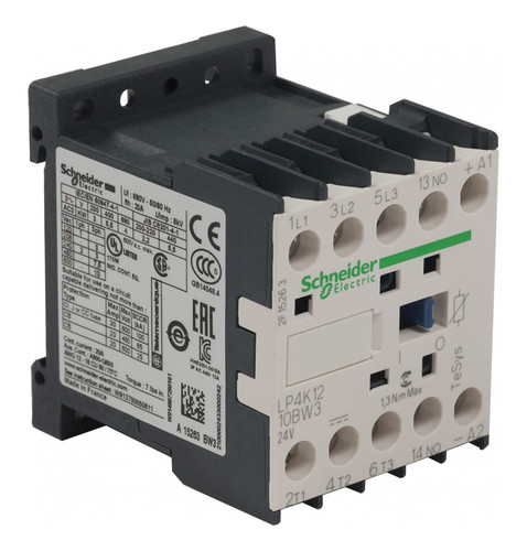 Контактор Schneider Electric TeSys LP4K 3P 12А 400/24В DC 5.5кВт