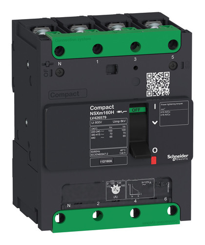 Силовой автомат Schneider Electric Compact NSXm, 25кА, 4P, 16А