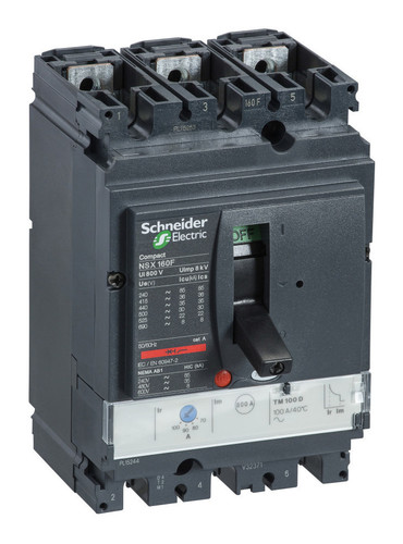 Силовой автомат Schneider Electric Compact NSX 160, TM-D, 70кА, 3P, 80А