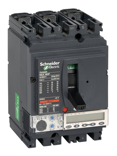 Силовой автомат Schneider Electric Compact NSX 160, Micrologic 5.2 A, 25кА, 3P, 160А