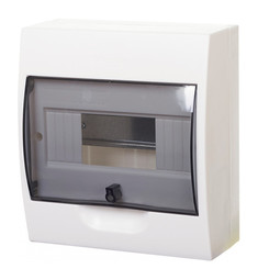 Распределительный шкаф Easy9, 8 мод., IP40, навесной, пластик, прозрачная дверь