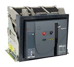 Воздушный автомат EasyPact MVS ET6G 1000А 3P, 50кА, электронный, стационарный, MVS10N3MF6L