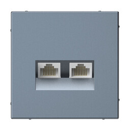 Systeme Electric ArtGallery Грифель Розетка двойная компьютерная RJ45+RJ45, кат. 5е, механизм